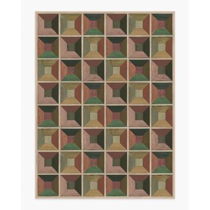 Hedra Soft Auburn Flatwoven Rug - 275 x 365 cm - Rug + Cushioned Pad System
