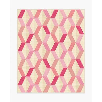 Kya Pink Flatwoven Rug - 245 x 305 cm - Rug + Pad System