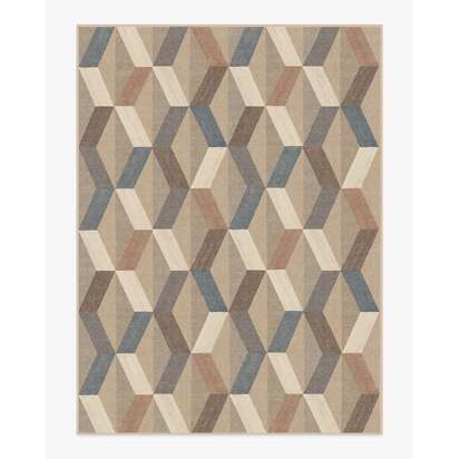 Kya Beige Flatwoven Rug - 275 x 365 cm - Rug + Pad System