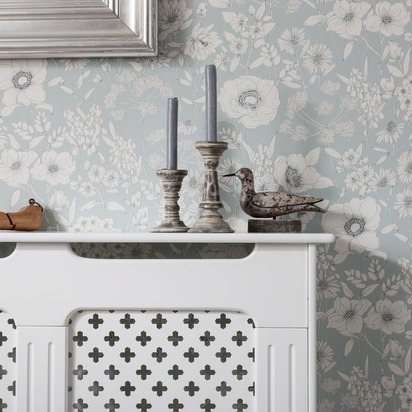 Edith Radiator Cover - White - Large