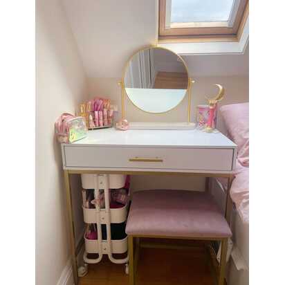 Marie Small Desk - White
