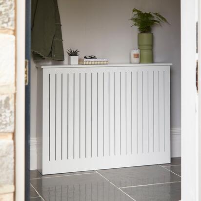Elspeth Medium Radiator Cover in Snow White