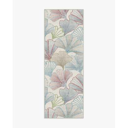Deniz Blue & Red Flatwoven Rug - 75 x 215 cm - Rug + Pad System