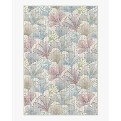 Deniz Blue & Red Flatwoven Rug - 185 x 275 cm - Rug + Cushioned Pad System
