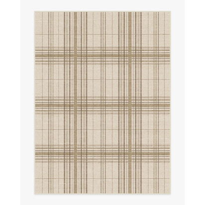 Beckett Neutral Flatwoven Rug - 275 x 365 cm - Rug + Pad System
