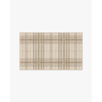 Beckett Neutral Flatwoven Rug - 90 x 150 cm - Rug + Cushioned Pad System