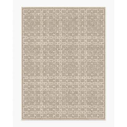 Fletcher Neutral Flatwoven Rug - 275 x 365 cm - Rug + Cushioned Pad System