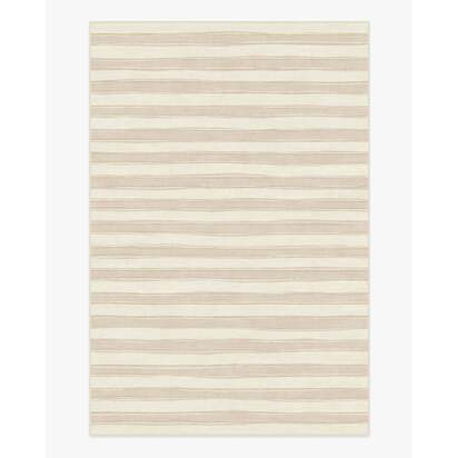 Marin Neutral Flatwoven Rug - 185 x 275 cm - Rug + Pad System