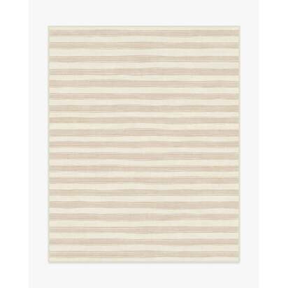 Marin Neutral Flatwoven Rug - 245 x 305 cm - Rug + Cushioned Pad System