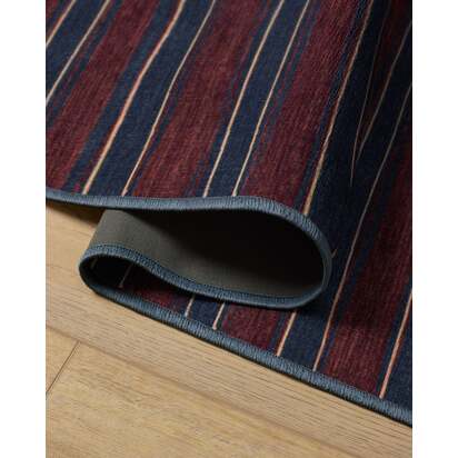 Marin Red Flatwoven Rug - 245 x 305 cm - Rug + Pad System