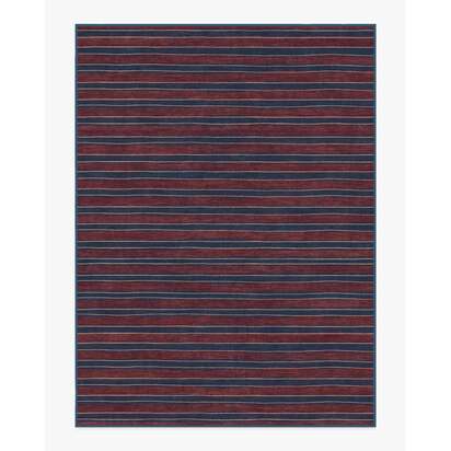 Marin Red Flatwoven Rug - 275 x 365 cm - Rug + Cushioned Pad System