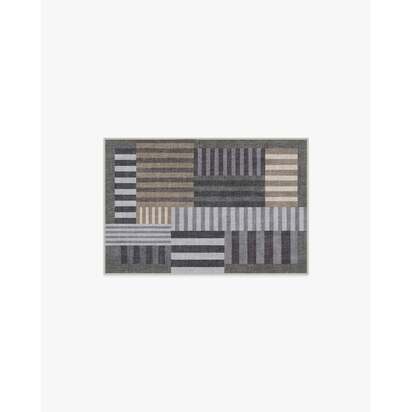 Maritime Grey Flatwoven Rug - 60 x 90 cm - Rug + Pad System