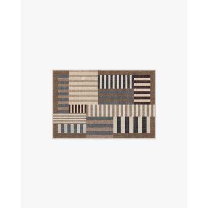 Maritime Neutral Flatwoven Rug - 60 x 90 cm - Rug + Pad System