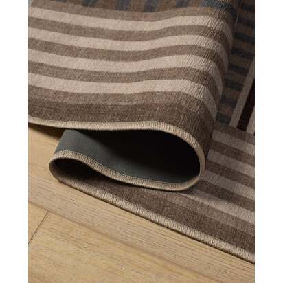 Maritime Neutral Flatwoven Rug - 60 x 90 cm - Rug + Pad System