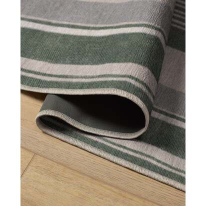 Naia Olive Flatwoven Rug - 60 x 90 cm - Rug + Pad System