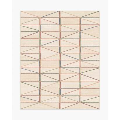 Ulysses Multicolour Flatwoven Rug - 245 x 305 cm - Rug + Pad System