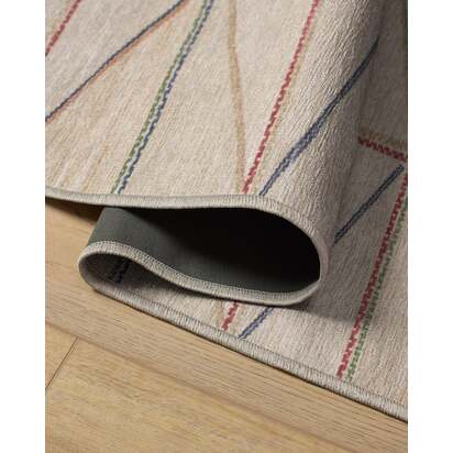 Ulysses Multicolour Flatwoven Rug - 245 x 305 cm - Rug + Pad System