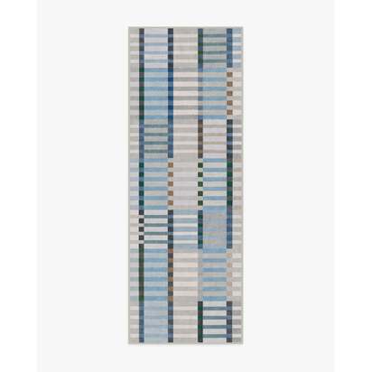 Quincy Soft Blue Rug - 75 x 215 cm - All-In-One Rug