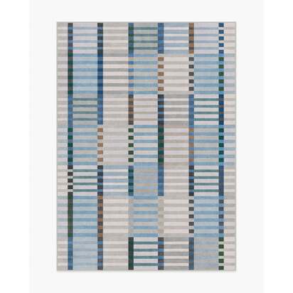 Quincy Soft Blue Rug - 150 x 215 cm - All-In-One Rug