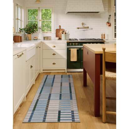Quincy Soft Blue Rug - 185 x 275 cm - All-In-One Rug