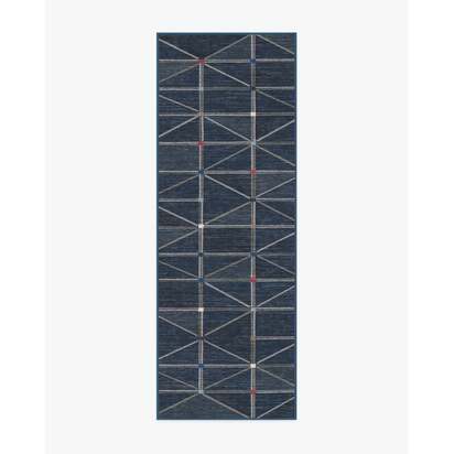 Ulysses Navy Rug - 75 x 215 cm - All-In-One Rug