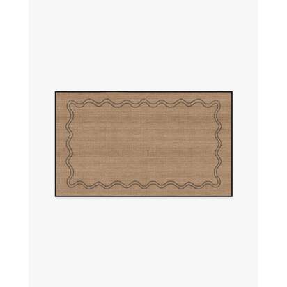 Halyard Natural Re-Jute Rug - 90 x 150 cm - Rug + Cushioned Pad System
