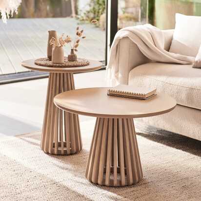 Willow Whitewash Coffee Table