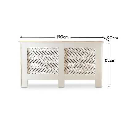 Jack Large Radiator Cover - White