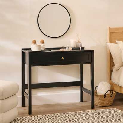 Charlie Noir Black Dressing Table