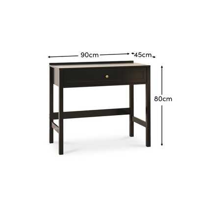 Charlie Noir Black Dressing Table