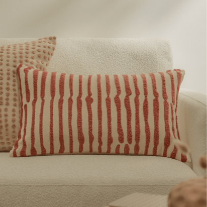 Lohara 35 x 55cm Cushion Cover - Paprika