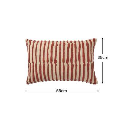 Lohara 35 x 55cm Cushion Cover - Paprika