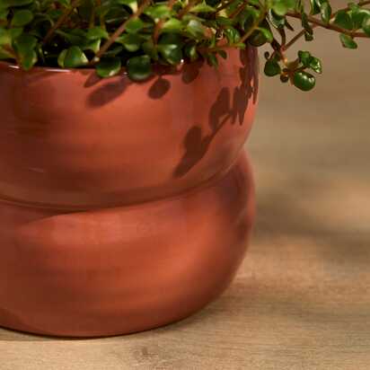 Harlesden 13cm Plant Pot - Paprika
