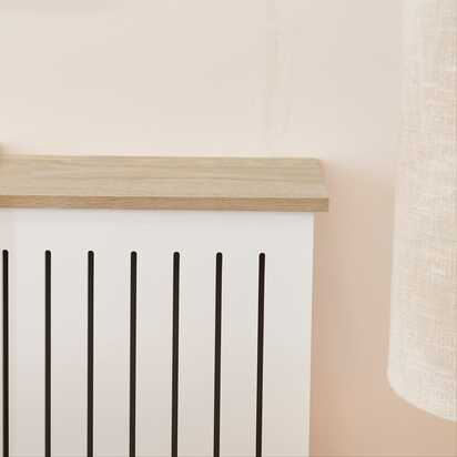 Elspeth Extending Radiator Cover - Whitewash Oak