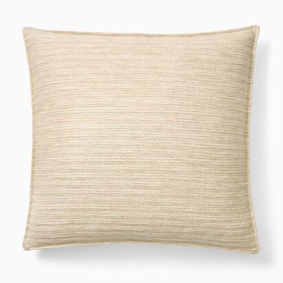 Chunky Slub Cushion Cover, 61 cm x 61 cm, Alabaster
