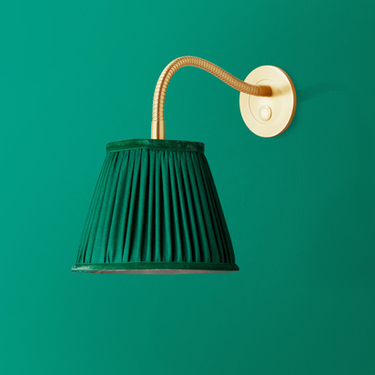 Phoebe flexible wall arm in antique brass