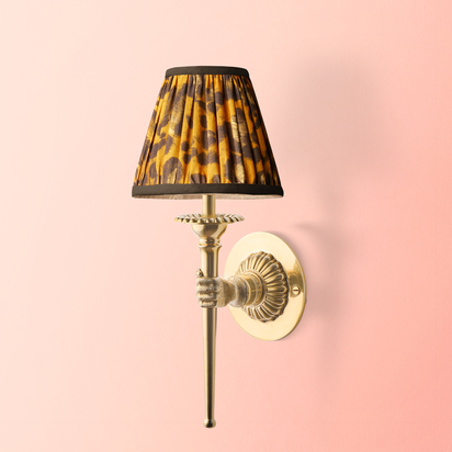 Brighton wall fitting in brass