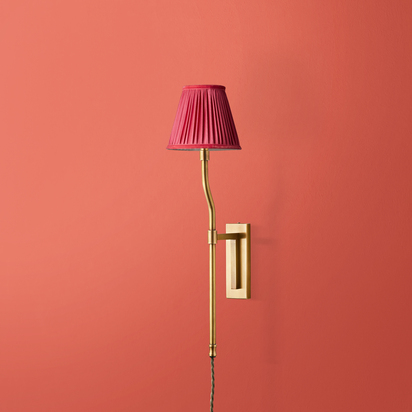 Mason wall fitting in antique brass