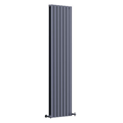 Toasty Radiance Anthracite Flat Double Panel Vertical Radiator - 1800 x 490mm