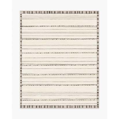 Hemma Cream & Charcoal Rug - 245 x 305 cm - All-In-One Rug