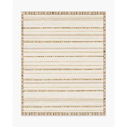 Hemma Cream & Brown Rug - 245 x 305 cm - All-In-One Rug