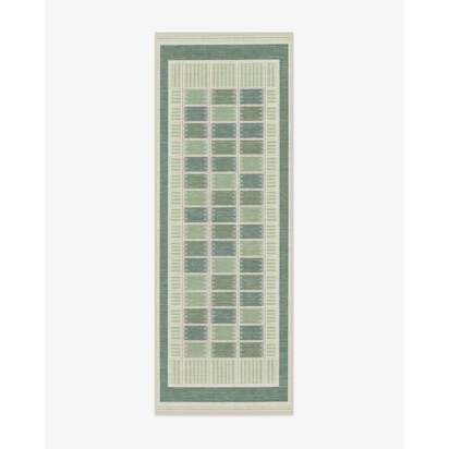 Agnes Green Rug - 75 x 215 cm - All-In-One Rug
