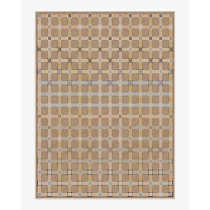 Maja Ochre Multicolour Flatwoven Rug - 275 x 365 cm - Rug + Cushioned Pad System