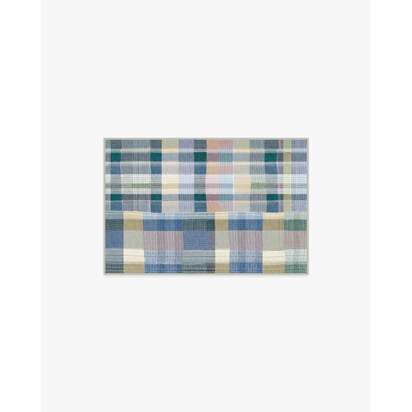 Linnea Slate Blue Multicolour Flatwoven Rug - 60 x 90 cm - Rug + Pad System