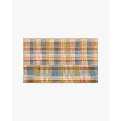 Linnea Ochre Multicolour Flatwoven Rug - 90 x 150 cm - Rug + Pad System