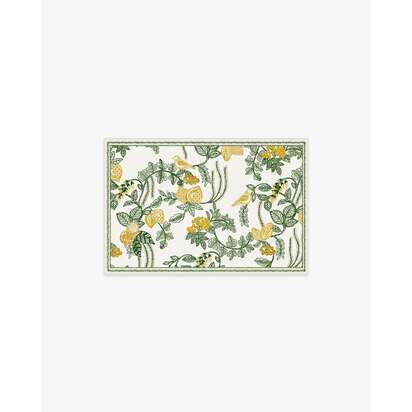 Heidi Green & Lemon Flatwoven Rug - 60 x 90 cm - Rug + Pad System