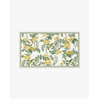 Heidi Green & Lemon Flatwoven Rug - 90 x 150 cm - Rug + Pad System