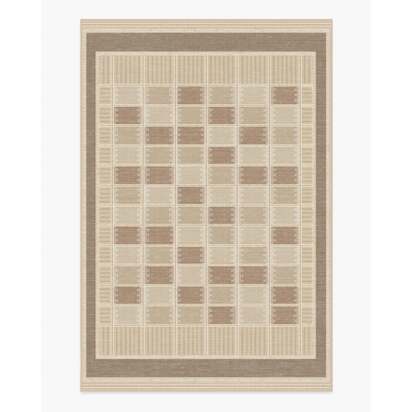 Agnes Natural Flatwoven Rug - 200 x 290 cm - Rug + Pad System
