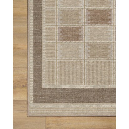 Agnes Natural Flatwoven Rug - 200 x 290 cm - Rug + Pad System
