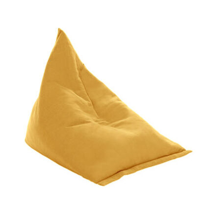 Loaf | Lollins | Triangle Beanbag | Beanbag | Yellow